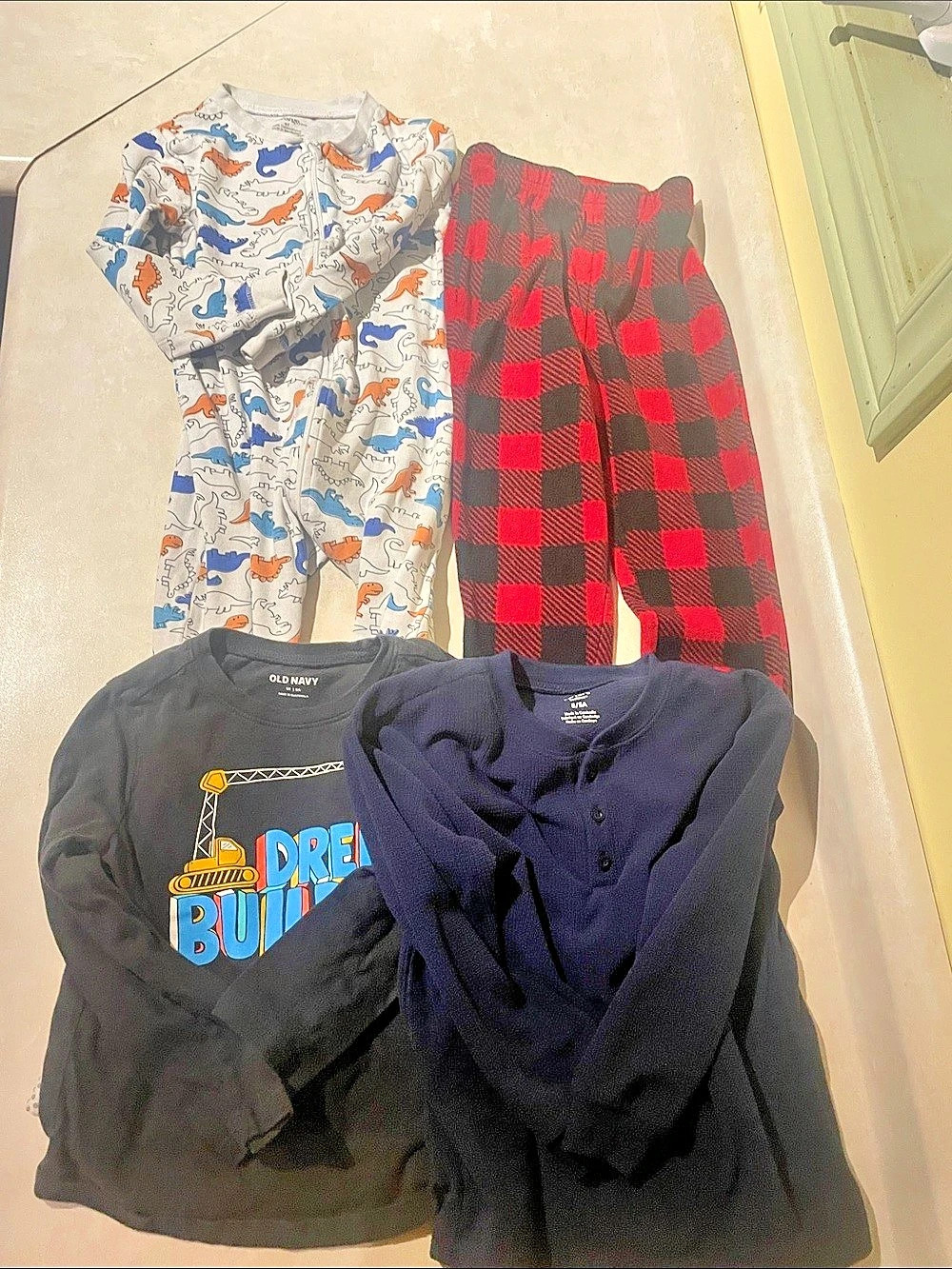 Old Navy, Jammers, Carter’s, and George Boys 5T 4-Piece Clothes Bundle